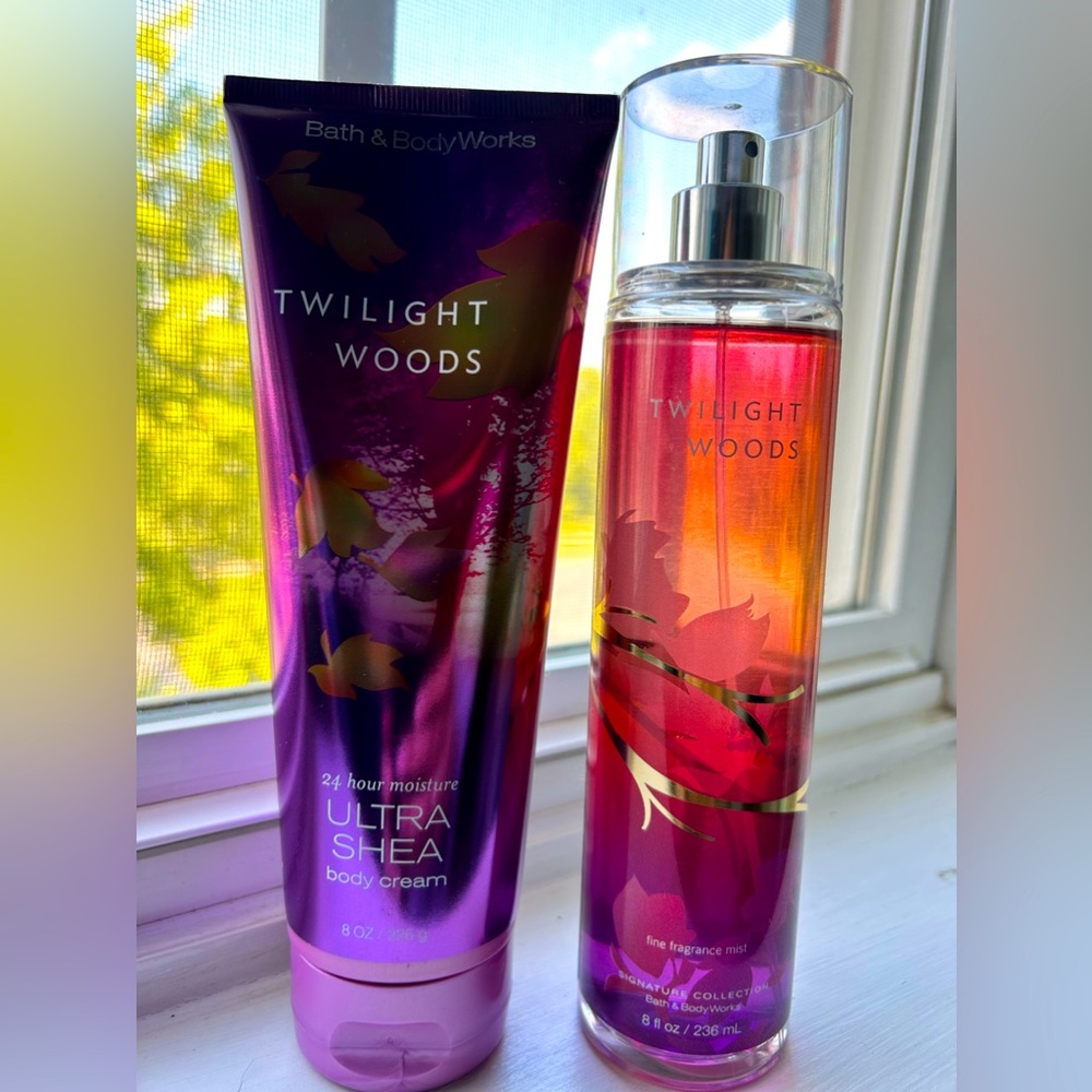 Bath & Body Works Twilight Woods Body Cream  and Fragrance Mist